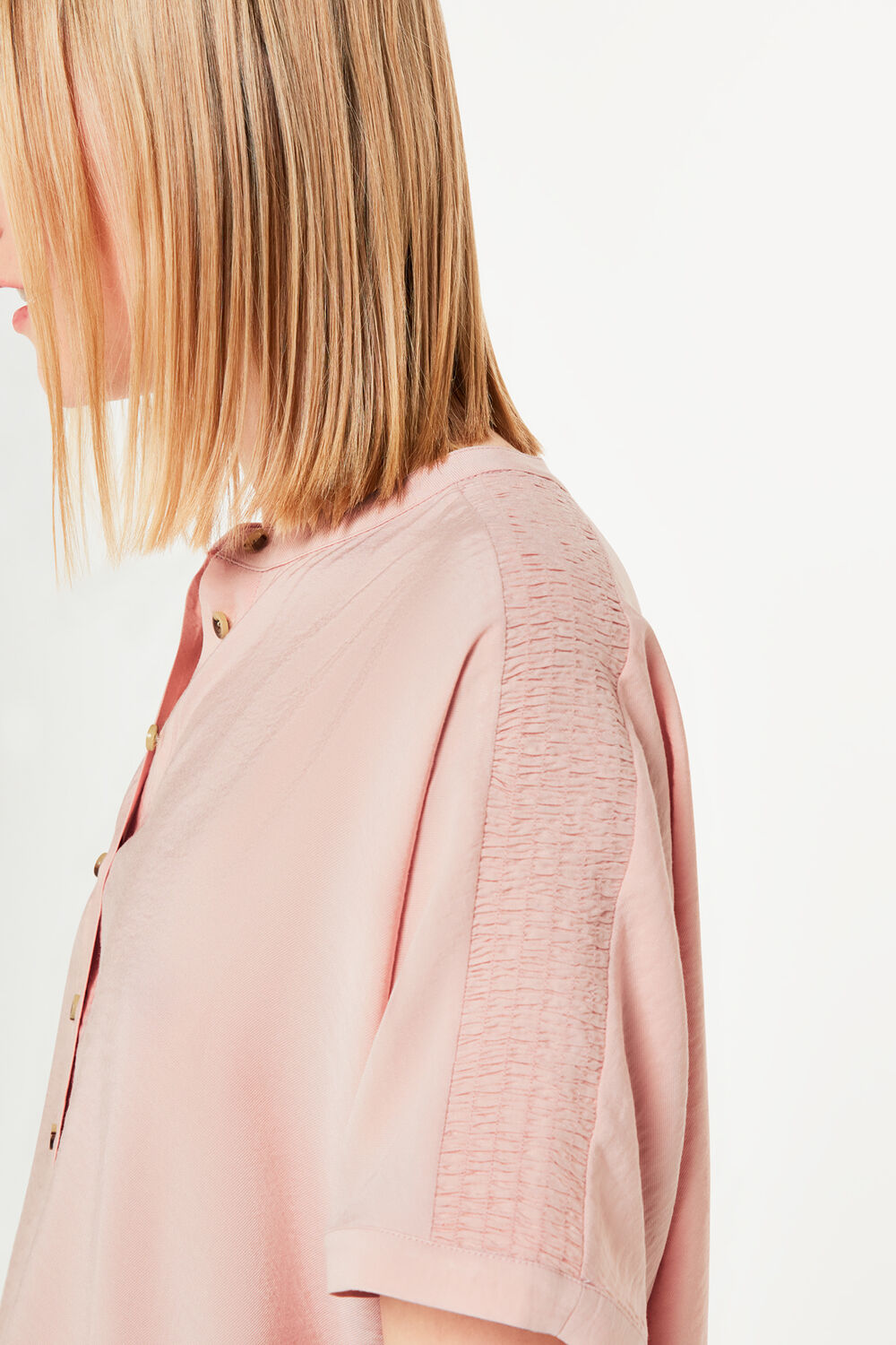 Maisie Shirred Sleeve Blouse