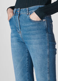 Slim Frayed Detail Jean
