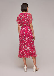 Moon Spot Print Dress