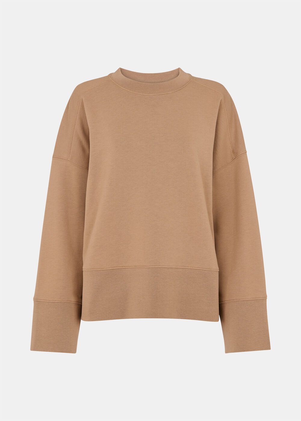 Rib Cuff Detail Jersey Sweat