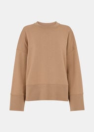 Rib Cuff Detail Jersey Sweat