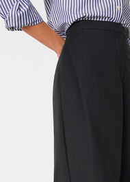Side Pleat Tapered Trouser