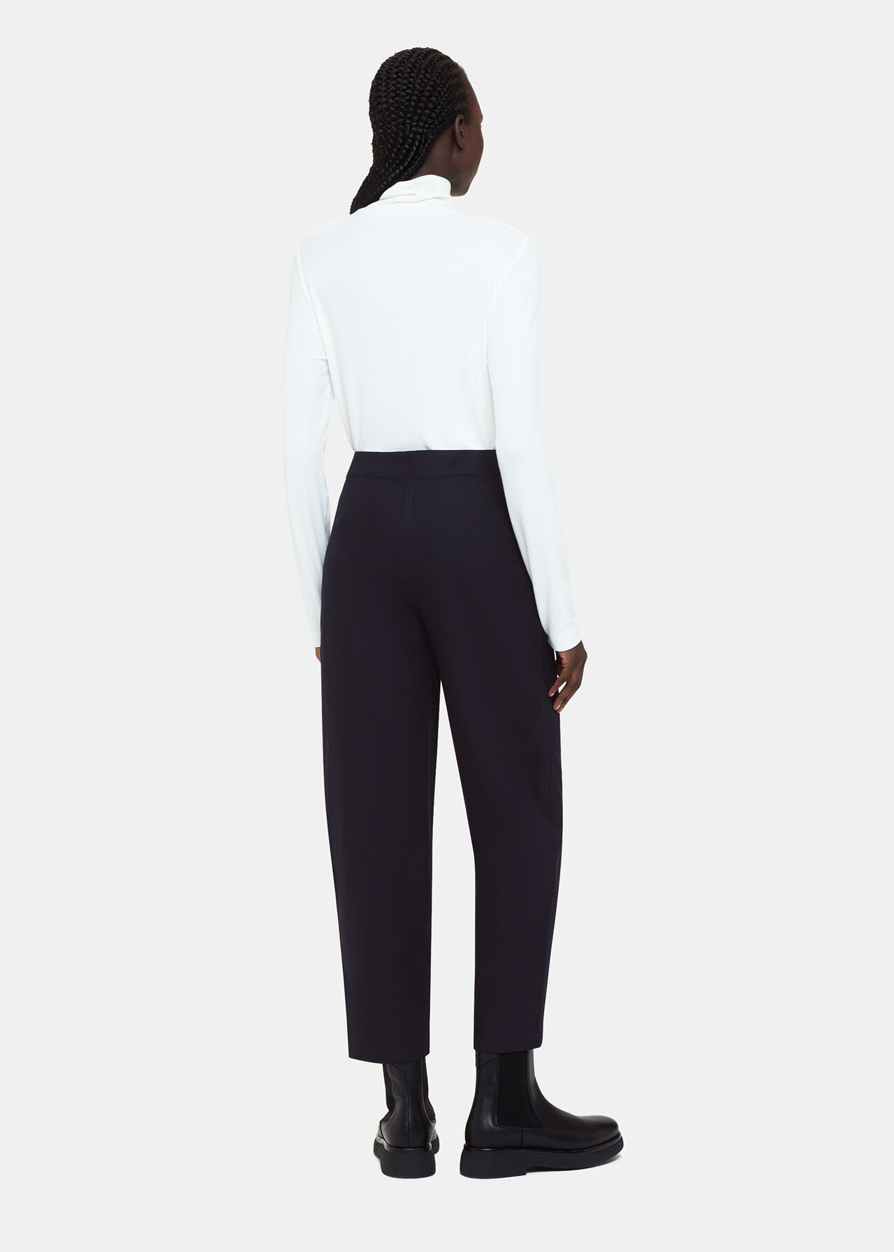 Carla Barrel Cotton Trouser