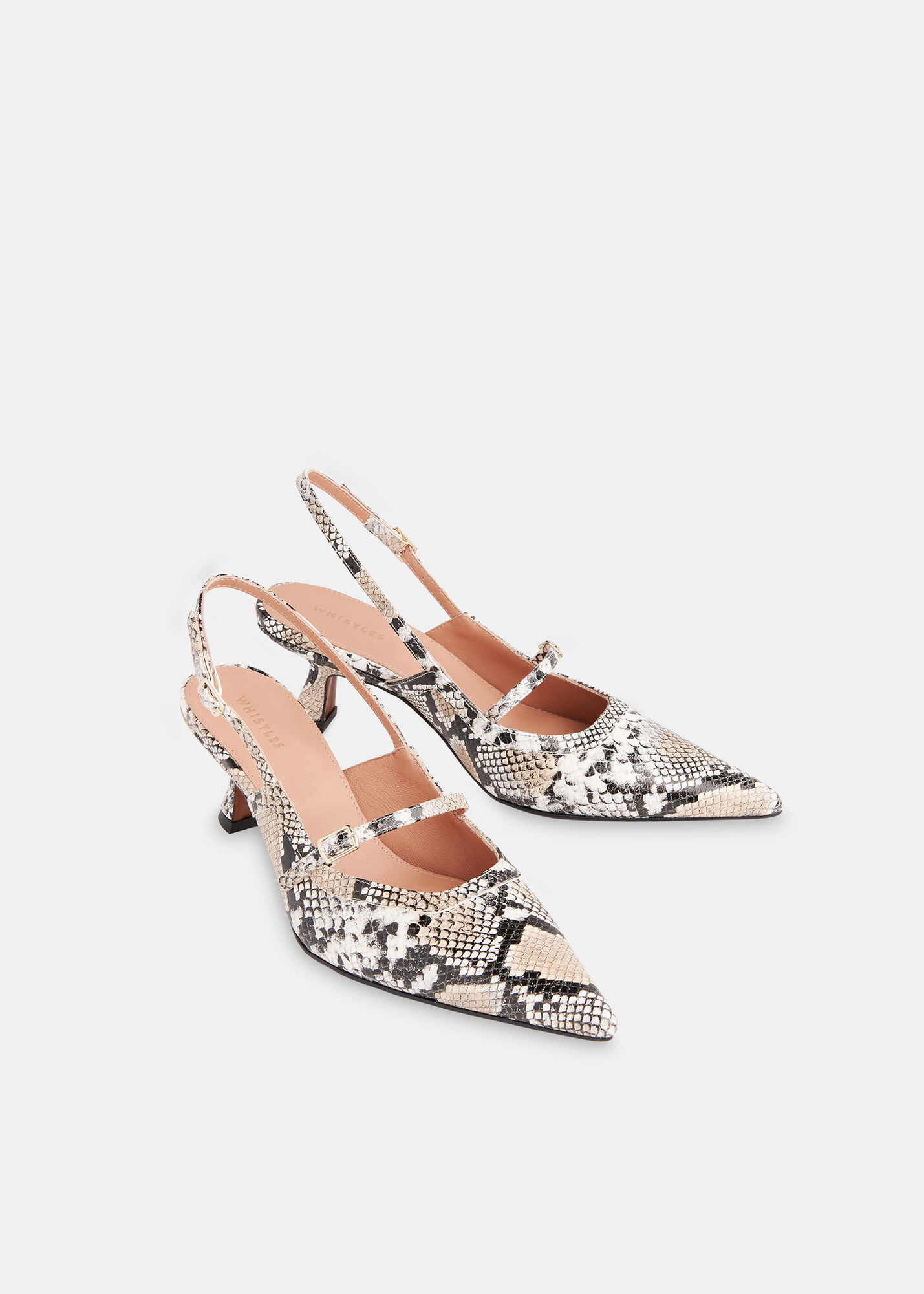 Snake slingback top