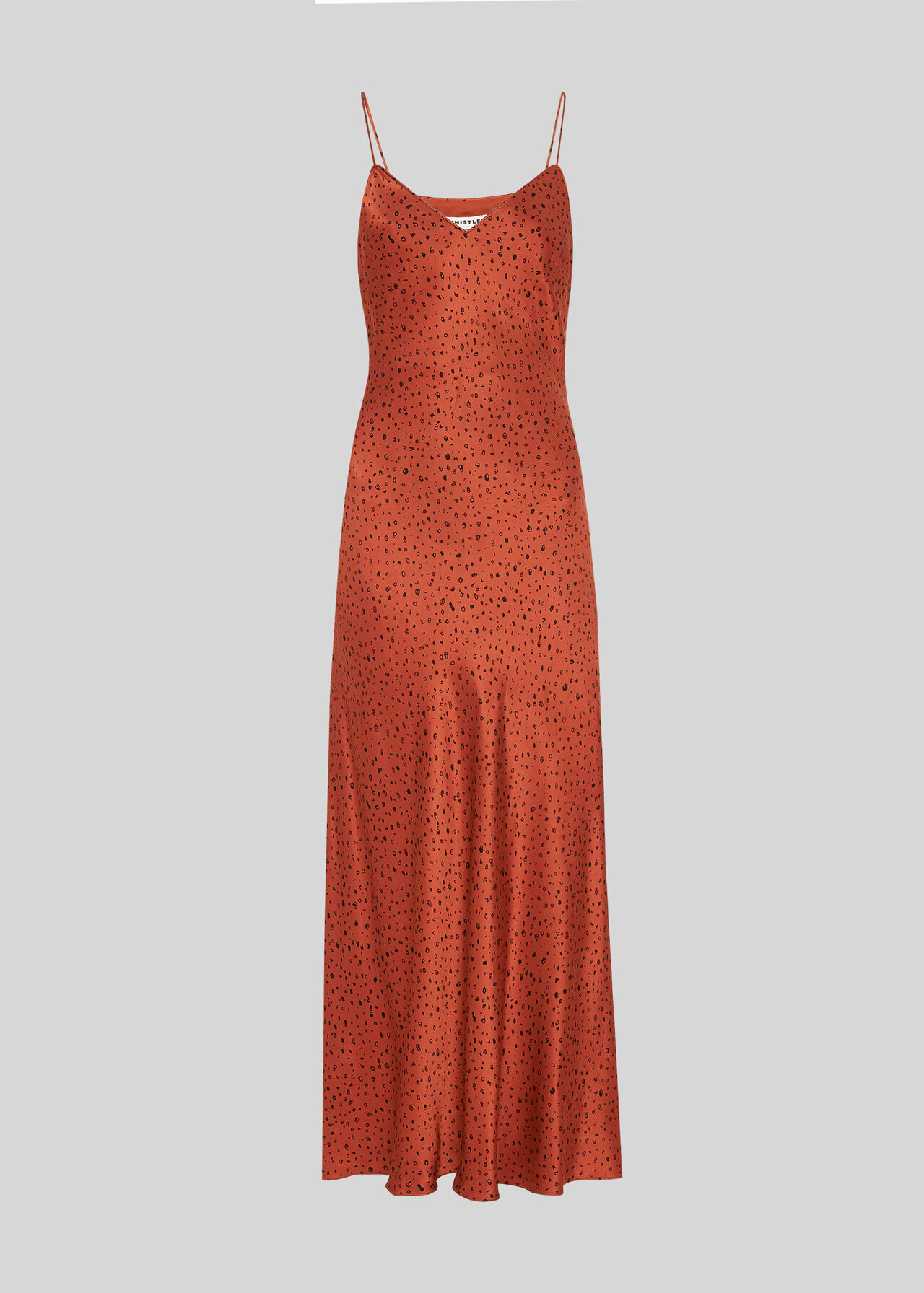 Sketched Dot Slip Dress