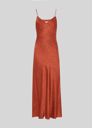 Sketched Dot Slip Dress