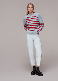 Eden Stripe Ribbed Jumper