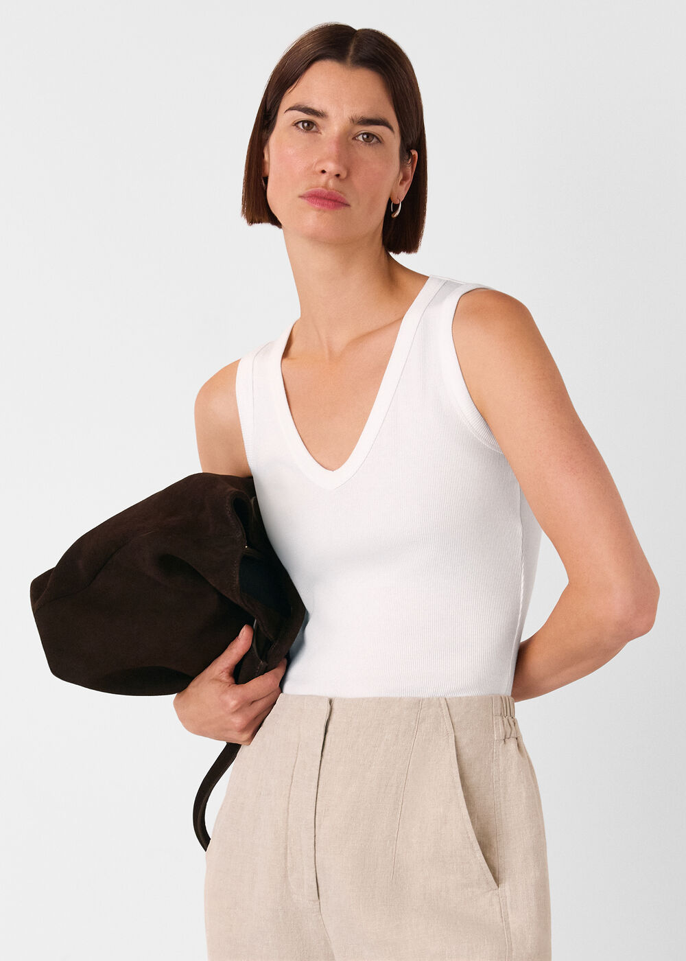 Ellis V Neck Jersey Vest