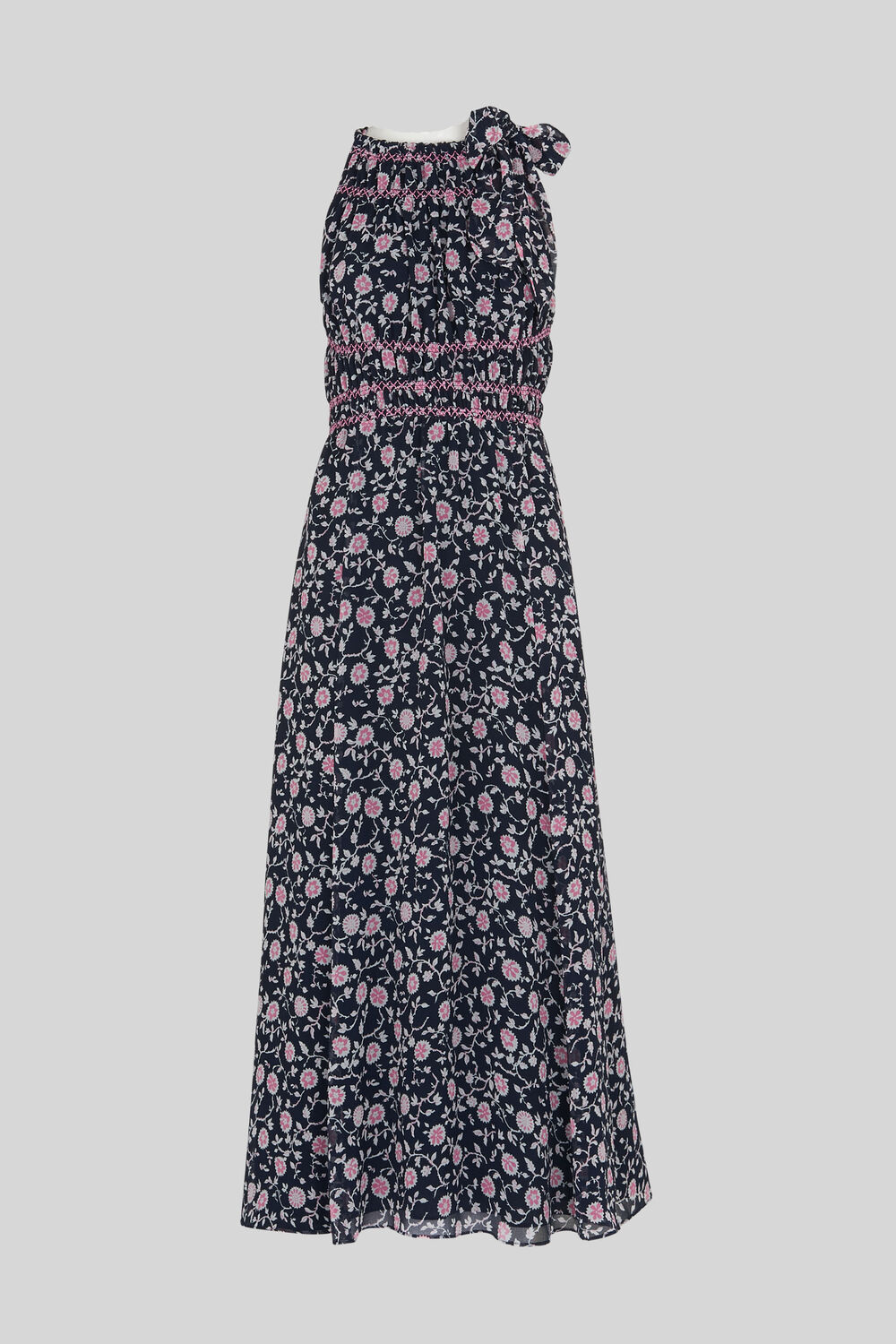 Marsha Print Midi Dress Blue/Multi