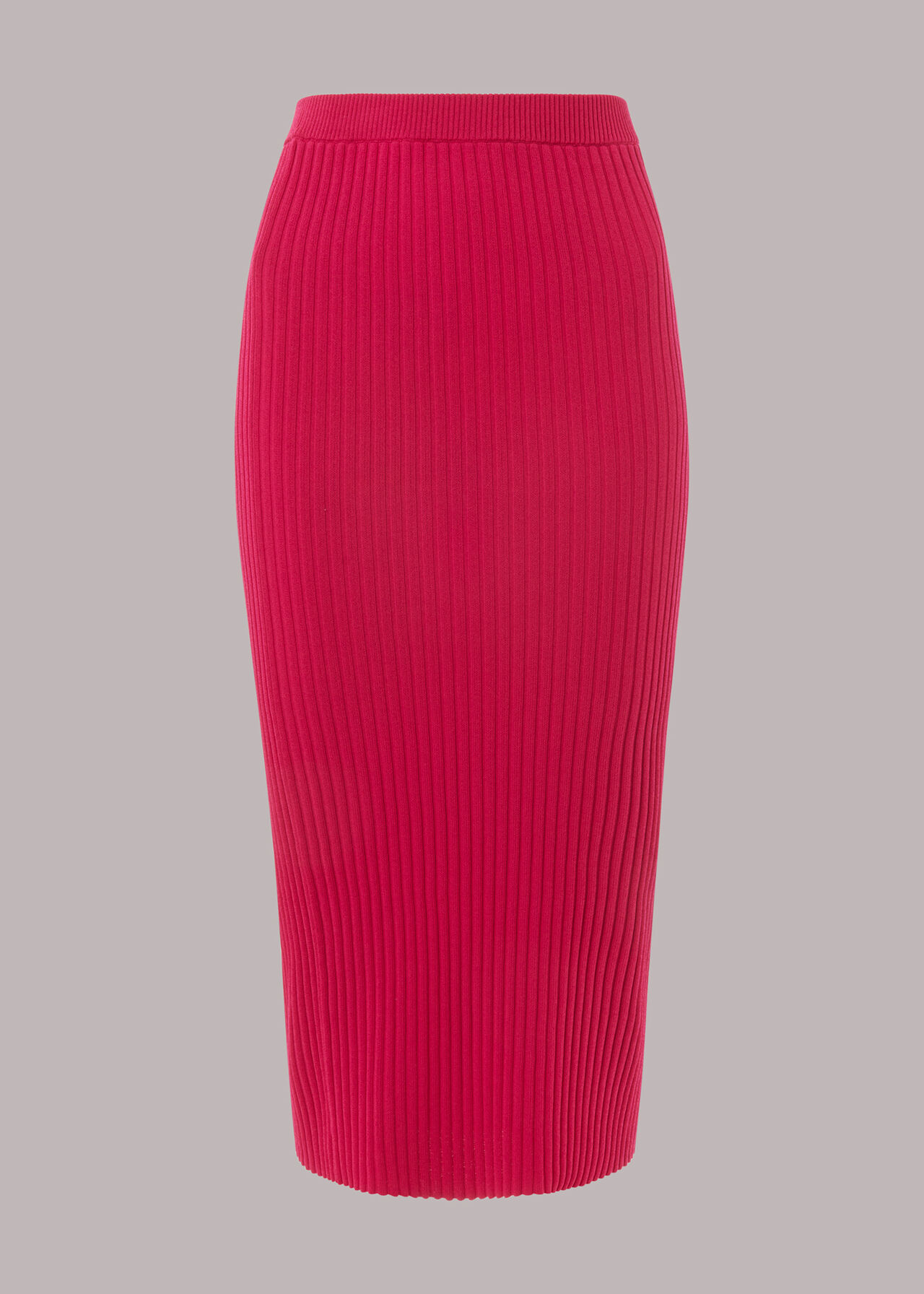 Pink Knitted Column Skirt | WHISTLES