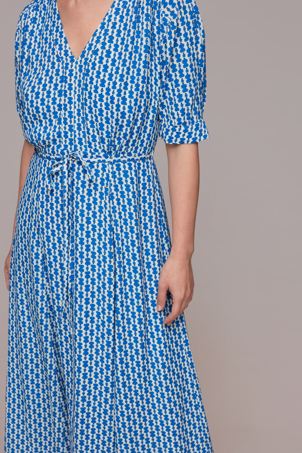 Vertical Stack Midi Dress