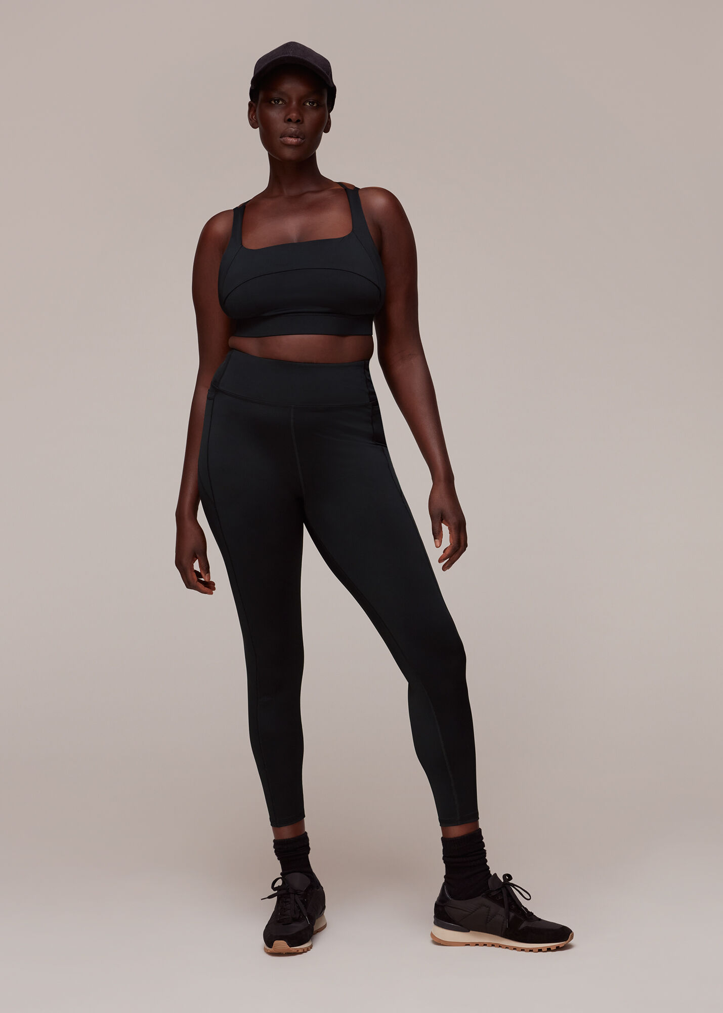 Square neck discount sports bra
