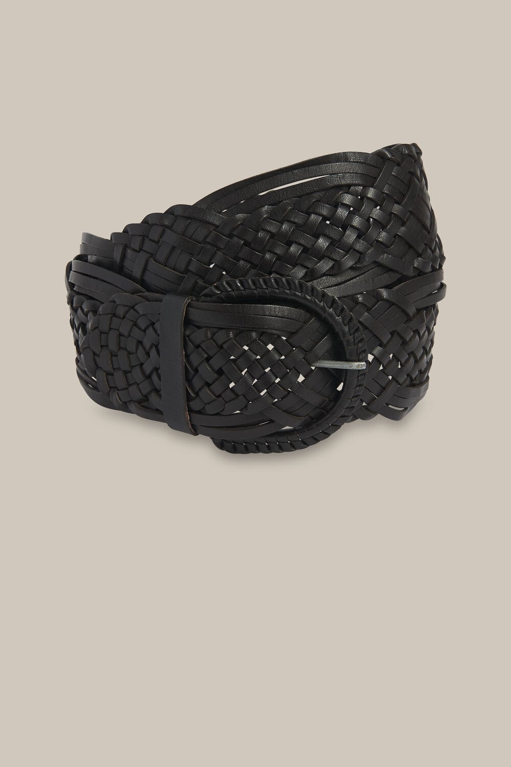 Wide Woven Belt