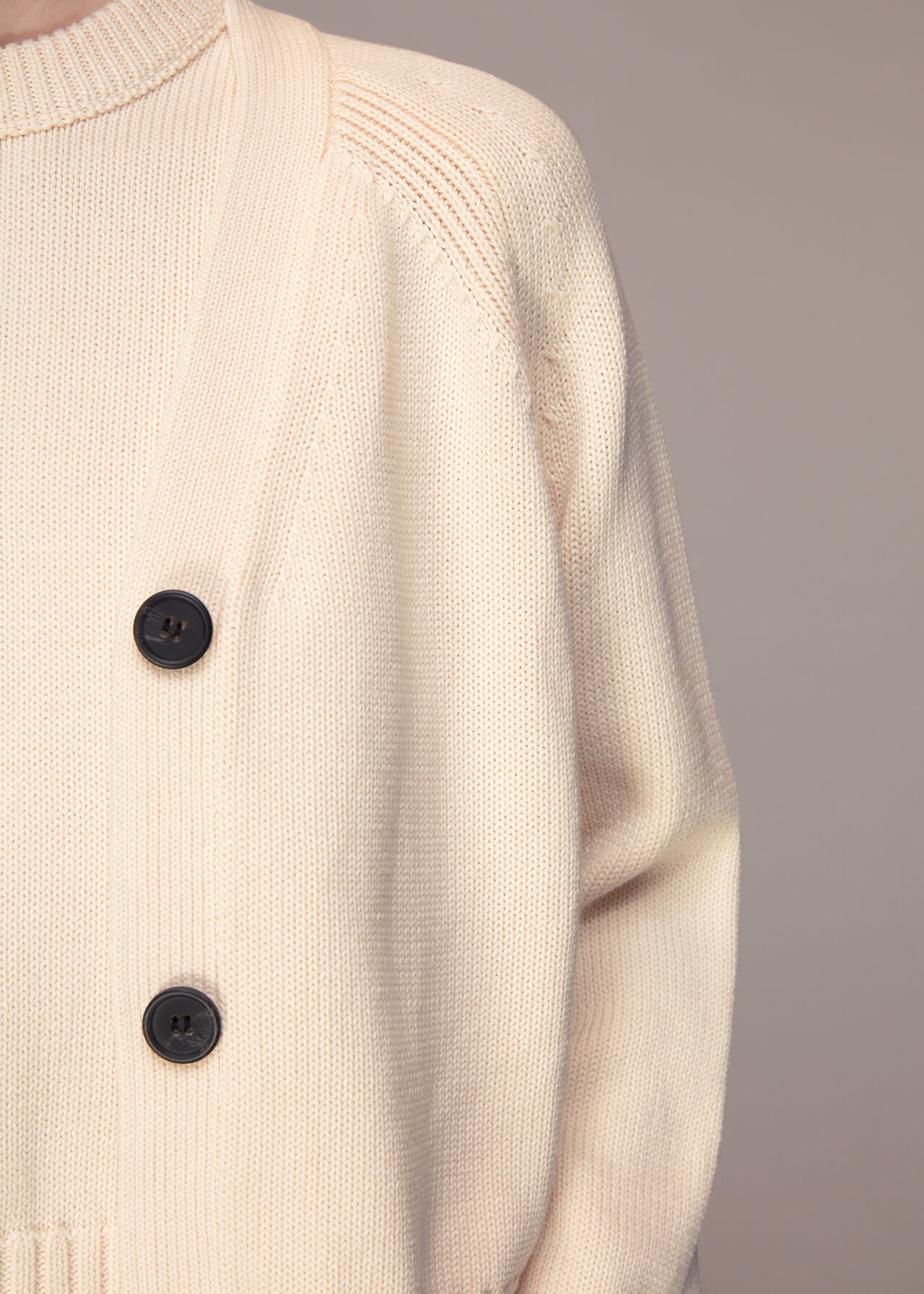 Karine Rib Detail Cardigan