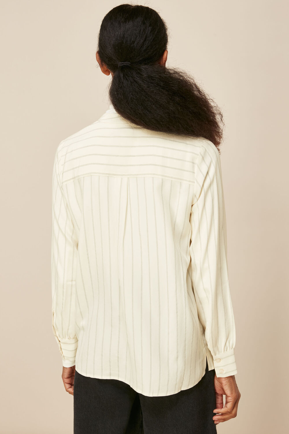 Stripe Silk Shirt
