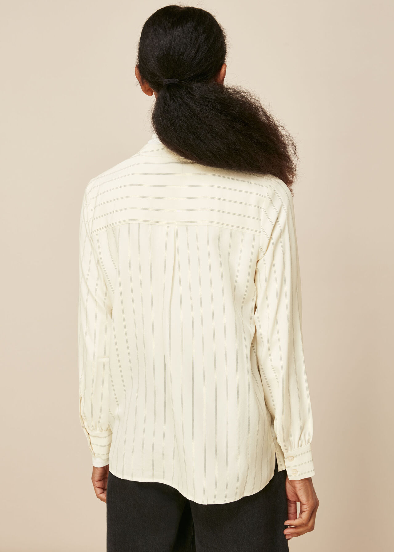 Stripe Silk Shirt