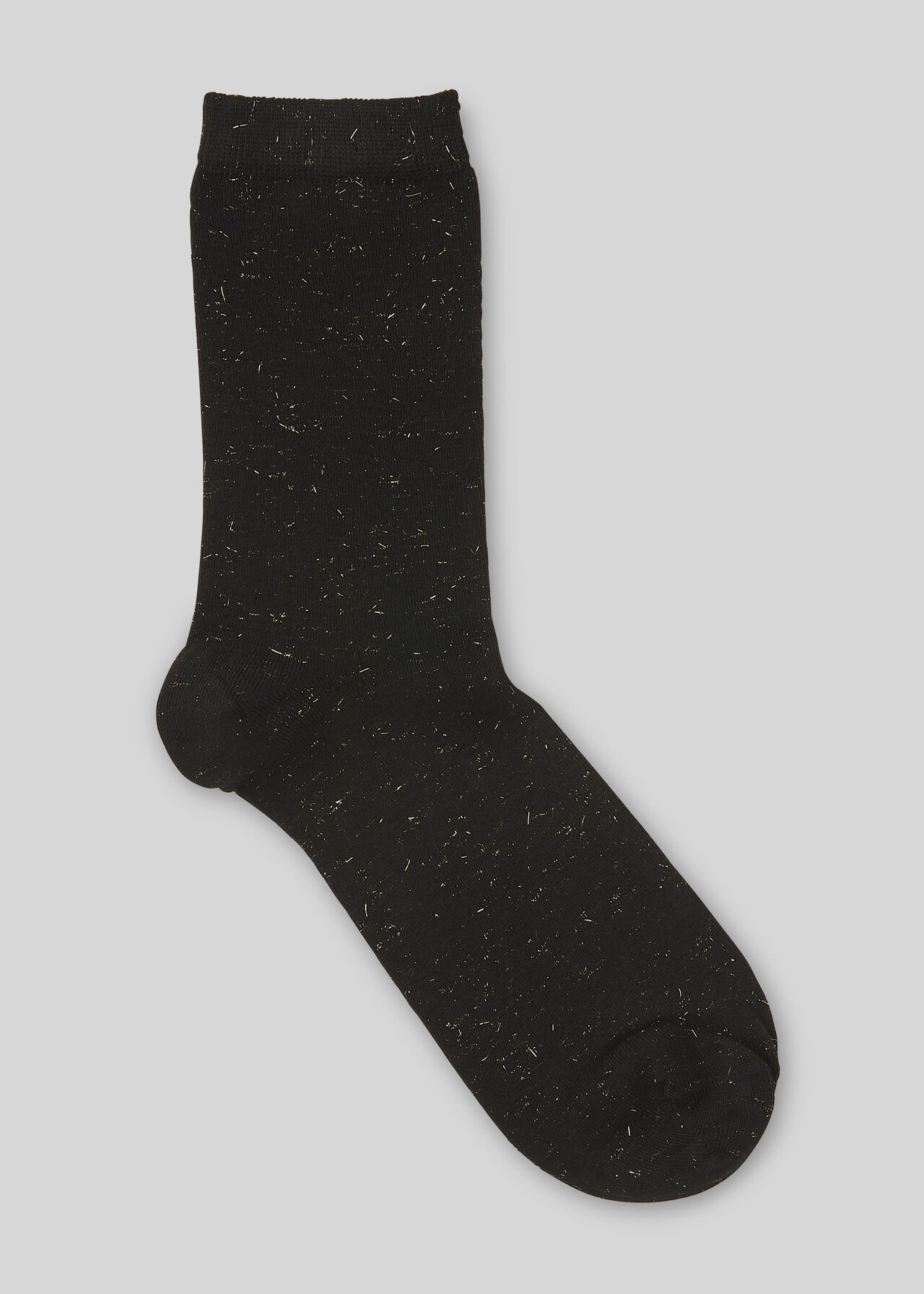 Sparkle Knit Socks Black