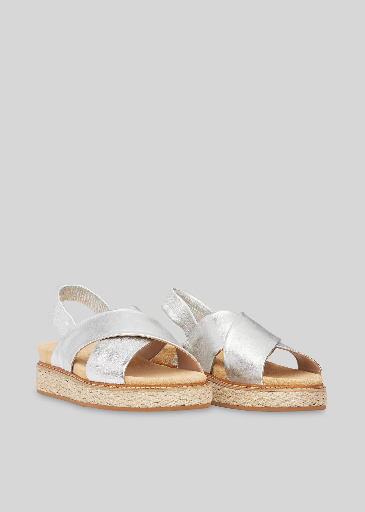 Silver Robyn Cross Sandal | | Whistles