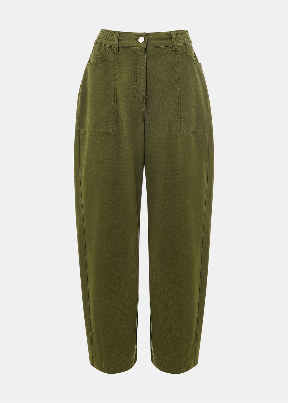 Casual Cotton Barrel Trouser