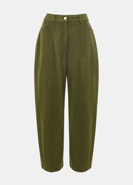 Casual Cotton Barrel Trouser