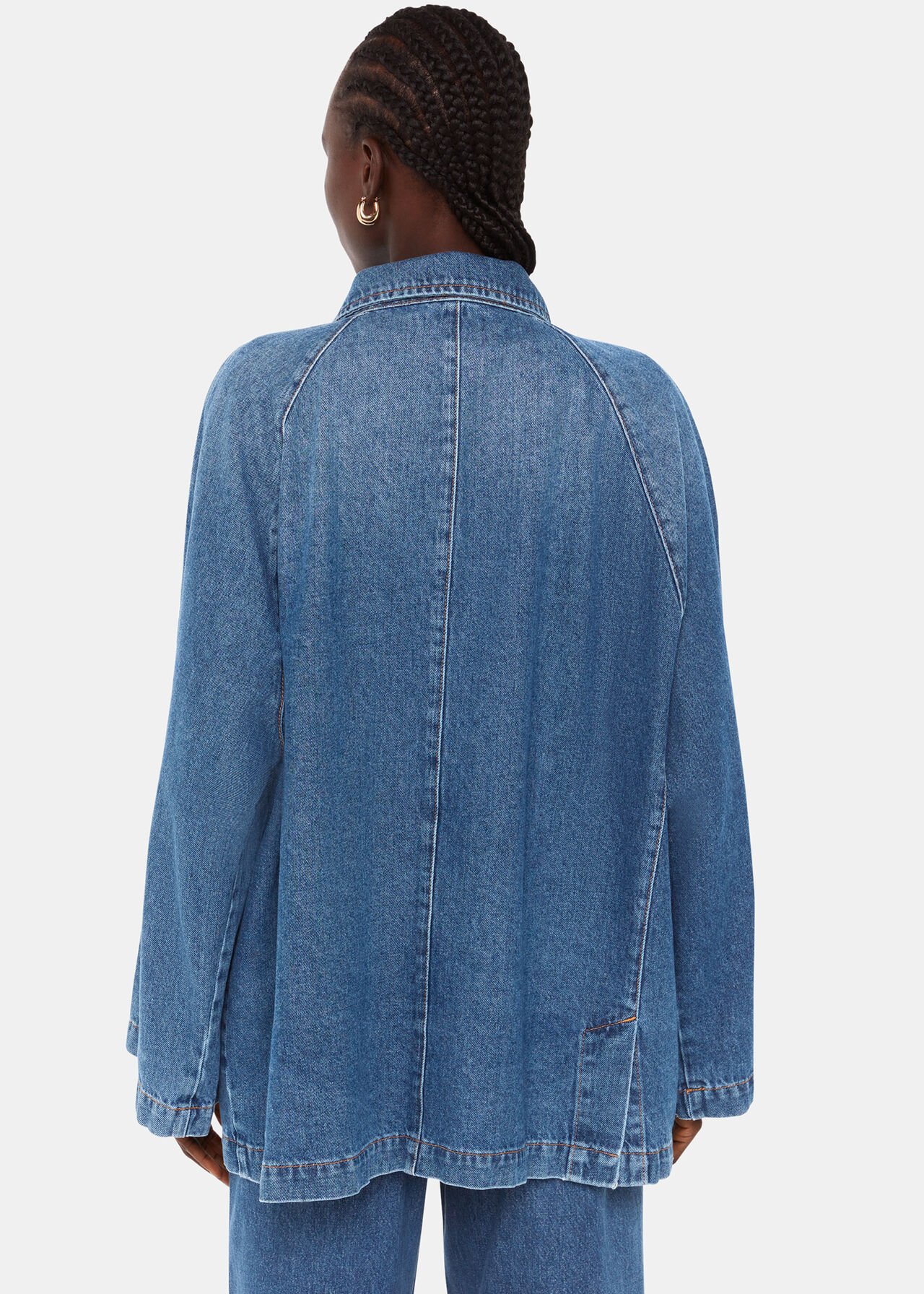 Flare Sleeve Denim Jacket