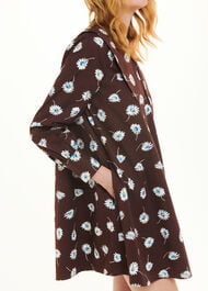 Watercolour Daisy Poplin Dress