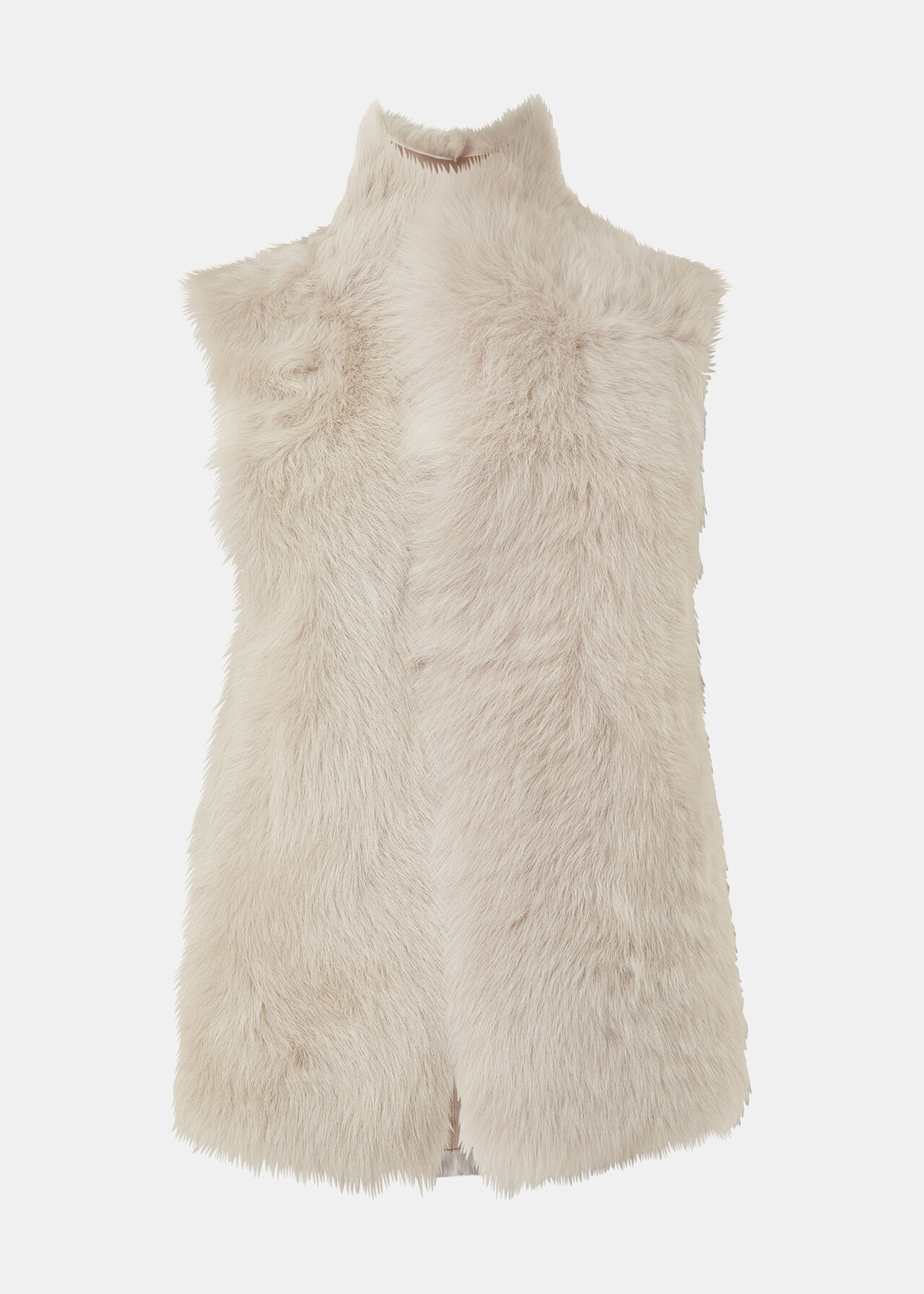 Short Toscana Sheepskin Gilet