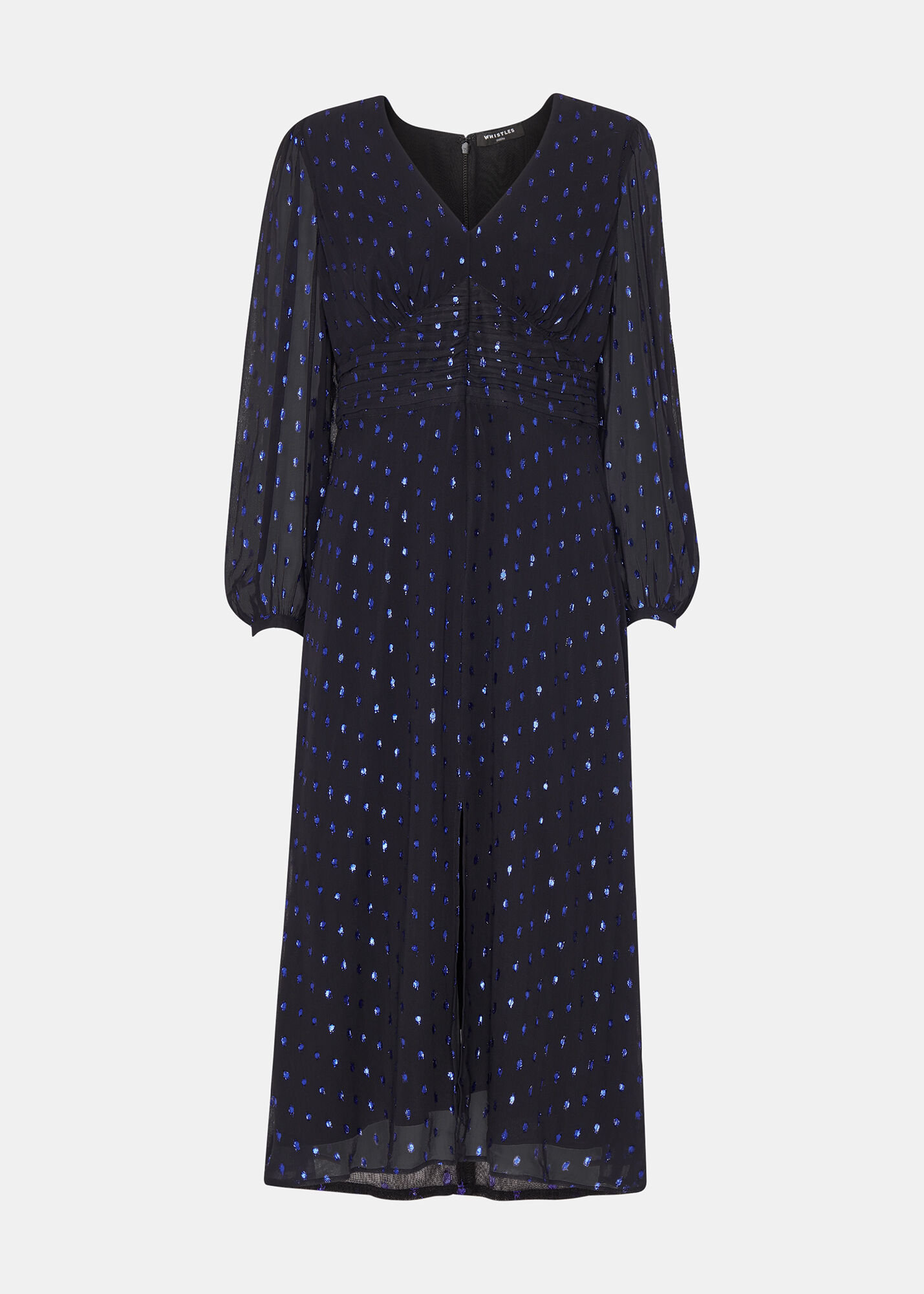 Whistles montrose dobby midi dress cheap