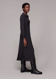 Molly Star Print Shirt Dress