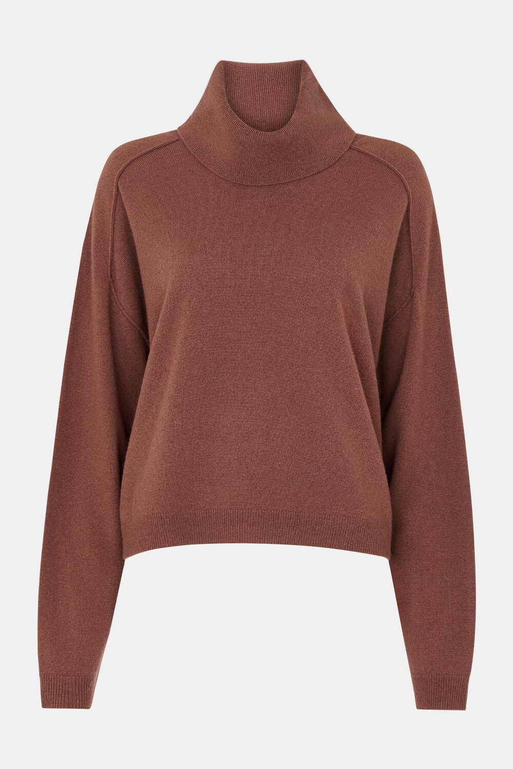 Wool Cowl Neck Knit Jumper