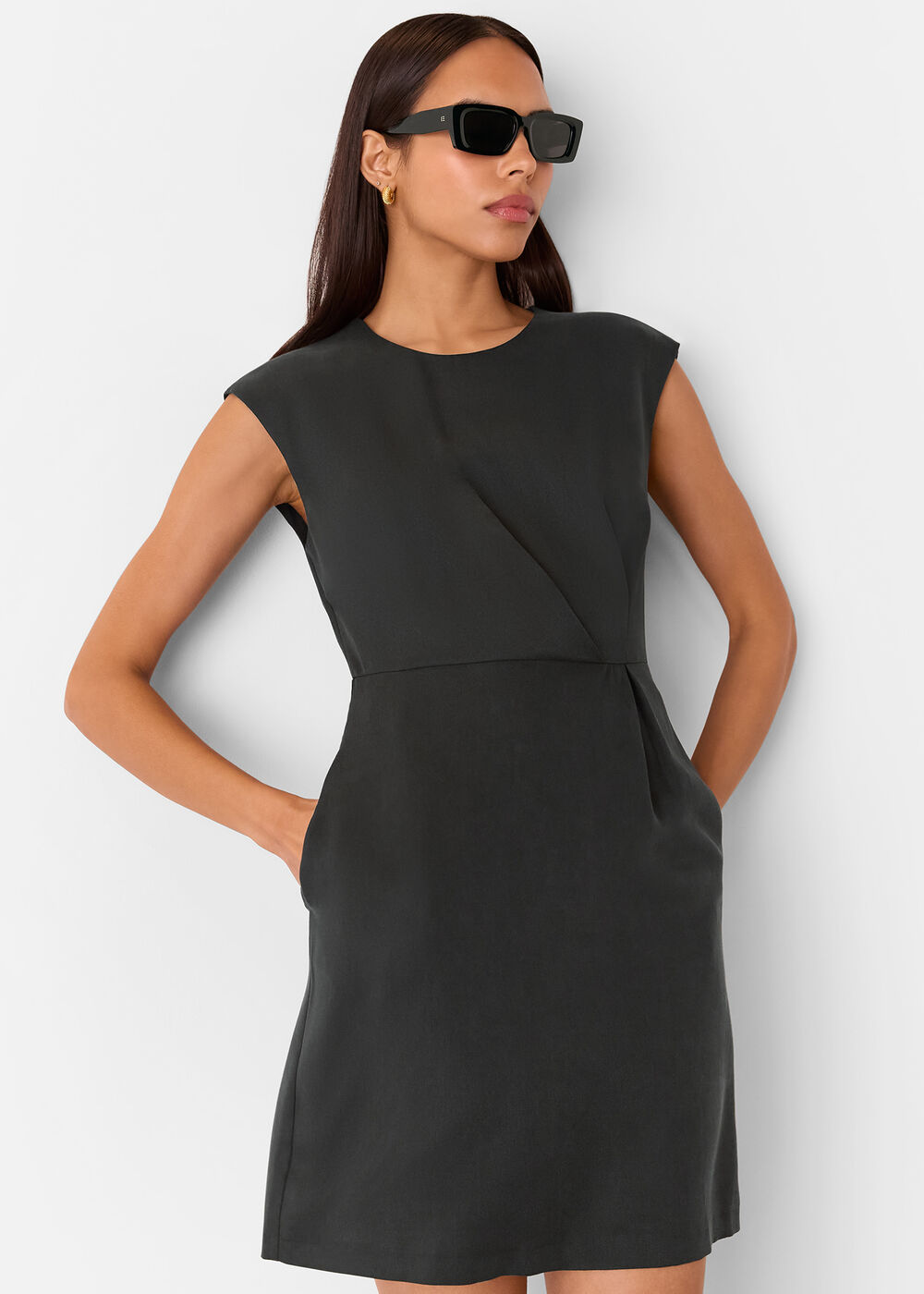Twist Detail Mini Dress
