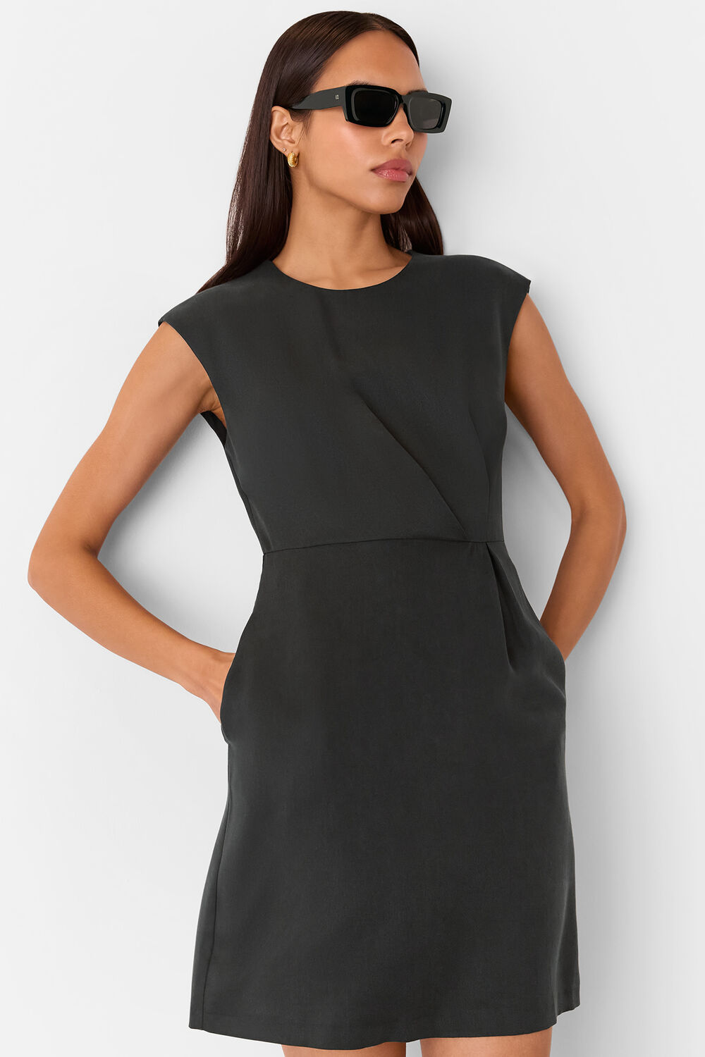 Twist Detail Mini Dress