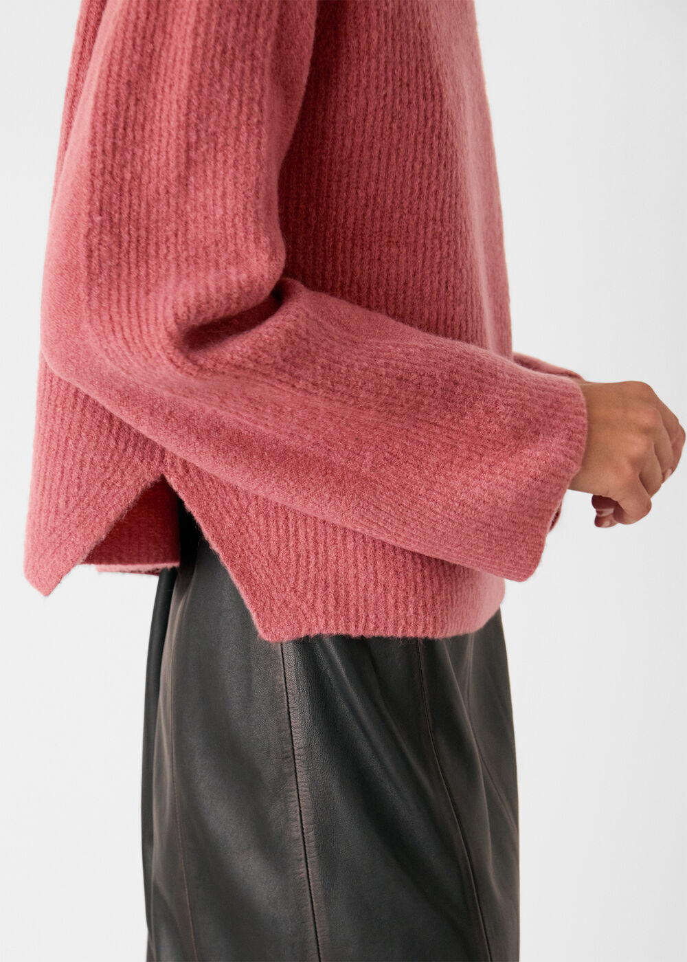Aria Wool Mix Crew Knit