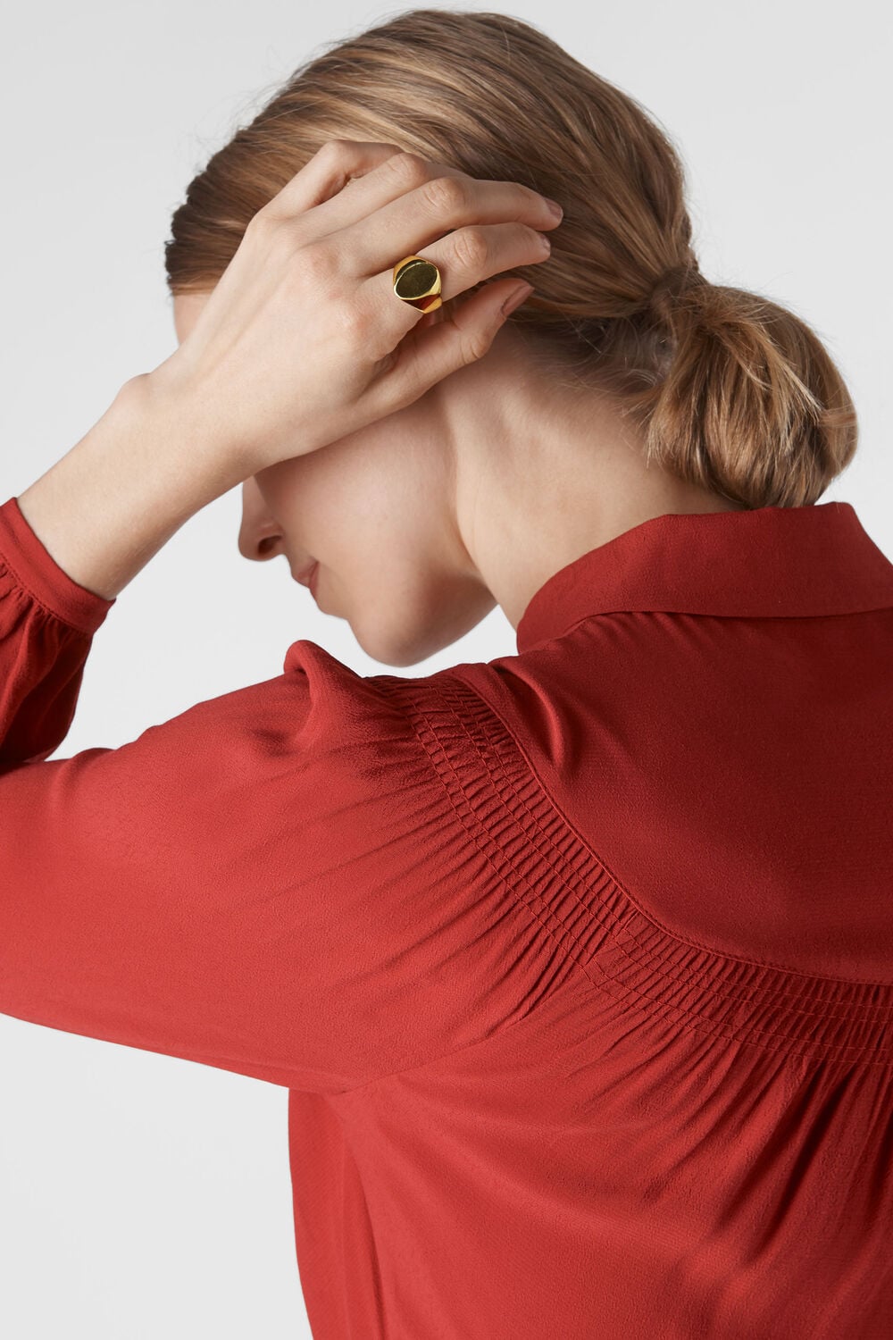 Oval Signet Ring Gold/Multi