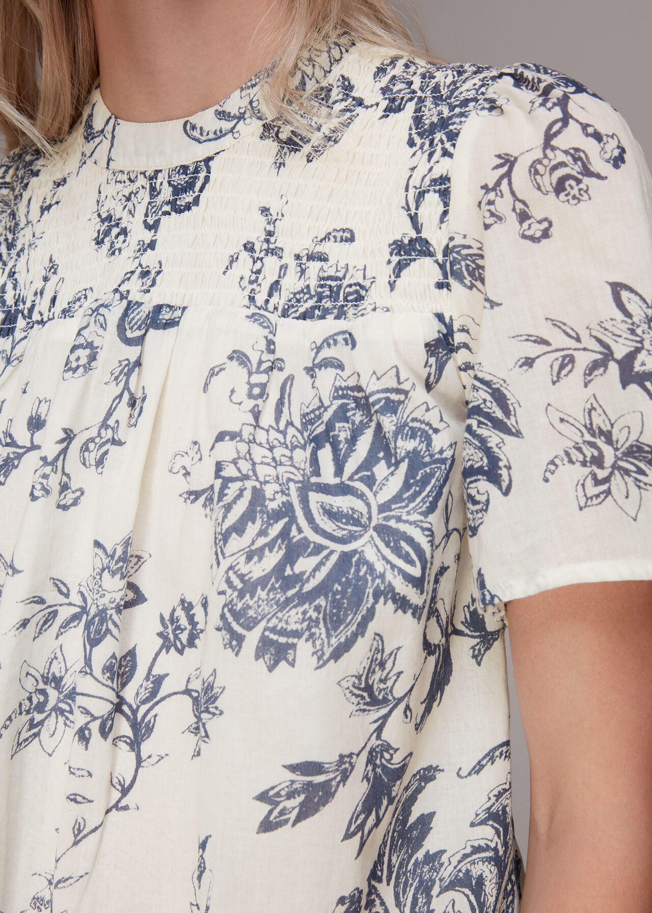 Contemporary Floral Blouse