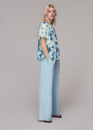 Tie Dye Textured Blouse