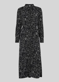 Stallion Print Shirt Dress
