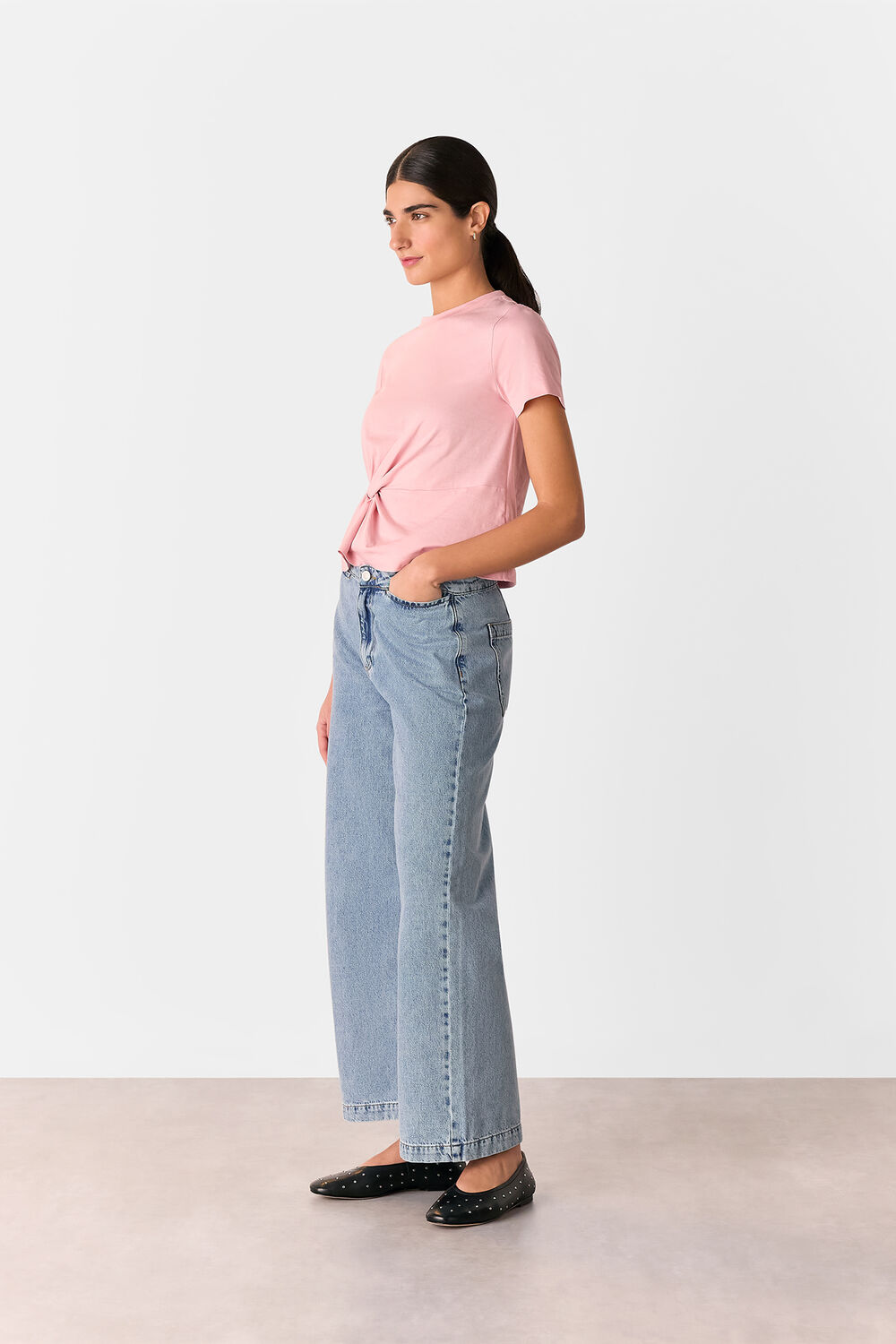 Twist Front Detail Tee