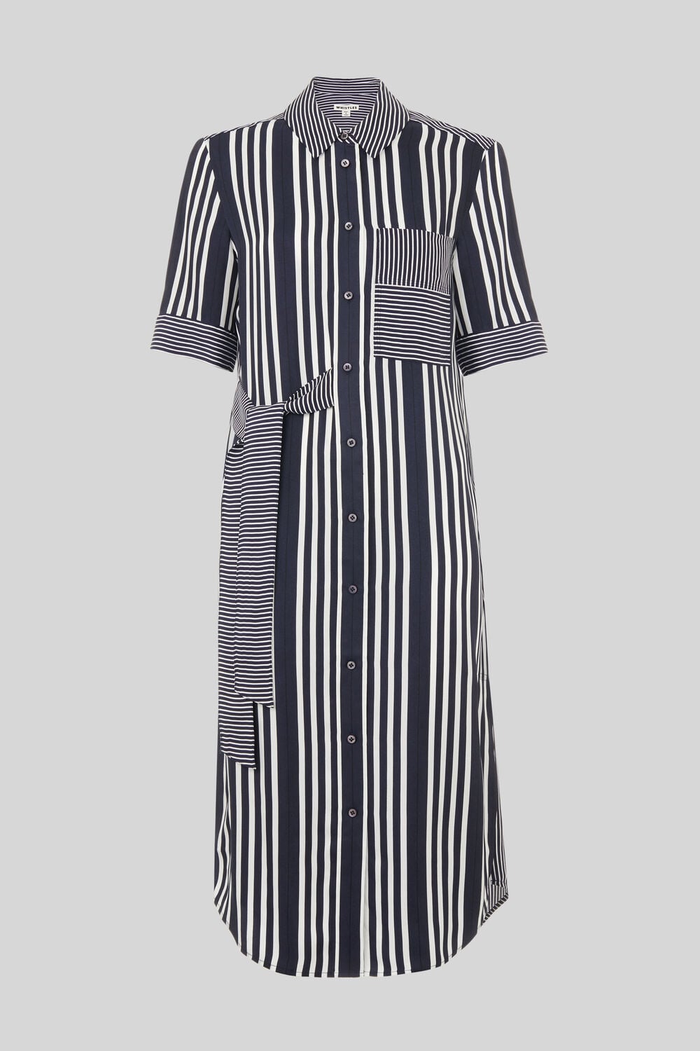 Multi Stripe Dress Navy/Multi