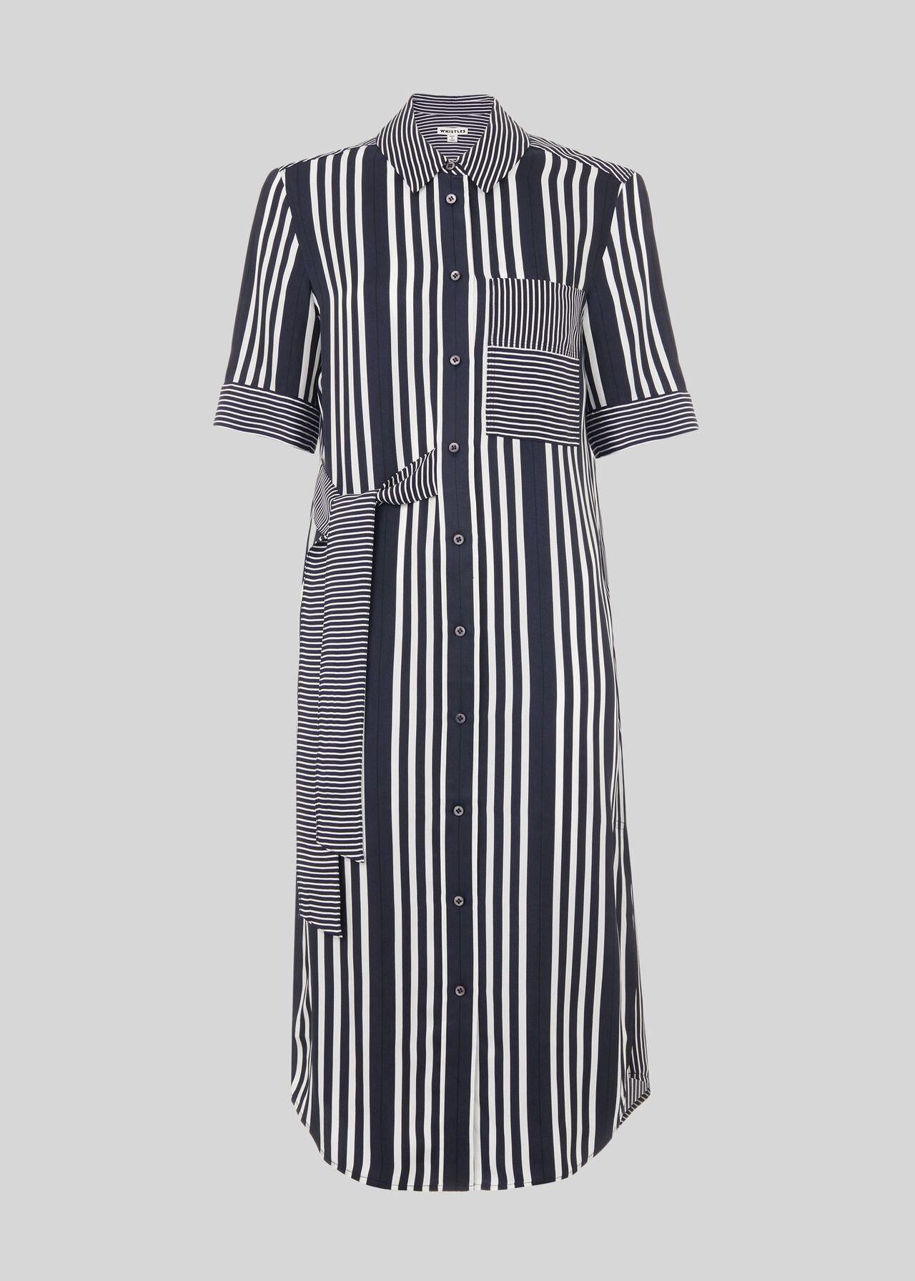 Multi Stripe Dress Navy/Multi