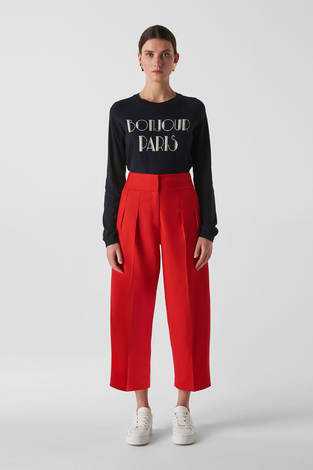 Bonjour Paris Knit Navy