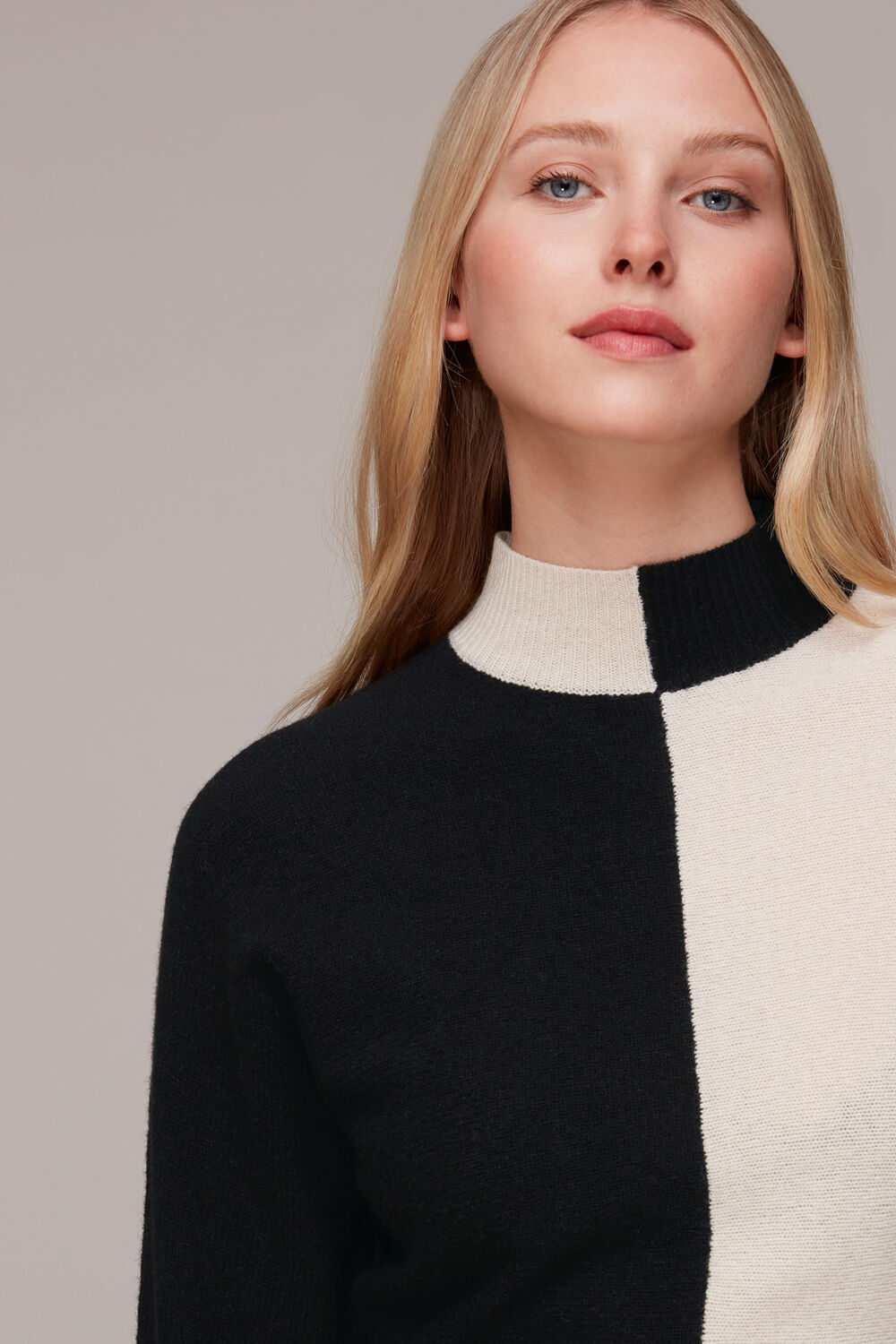 Checkerboard Wool Jumper
