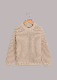 Chunky Cotton Rib Sweater