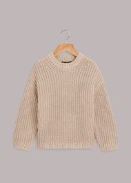 Chunky Cotton Rib Sweater