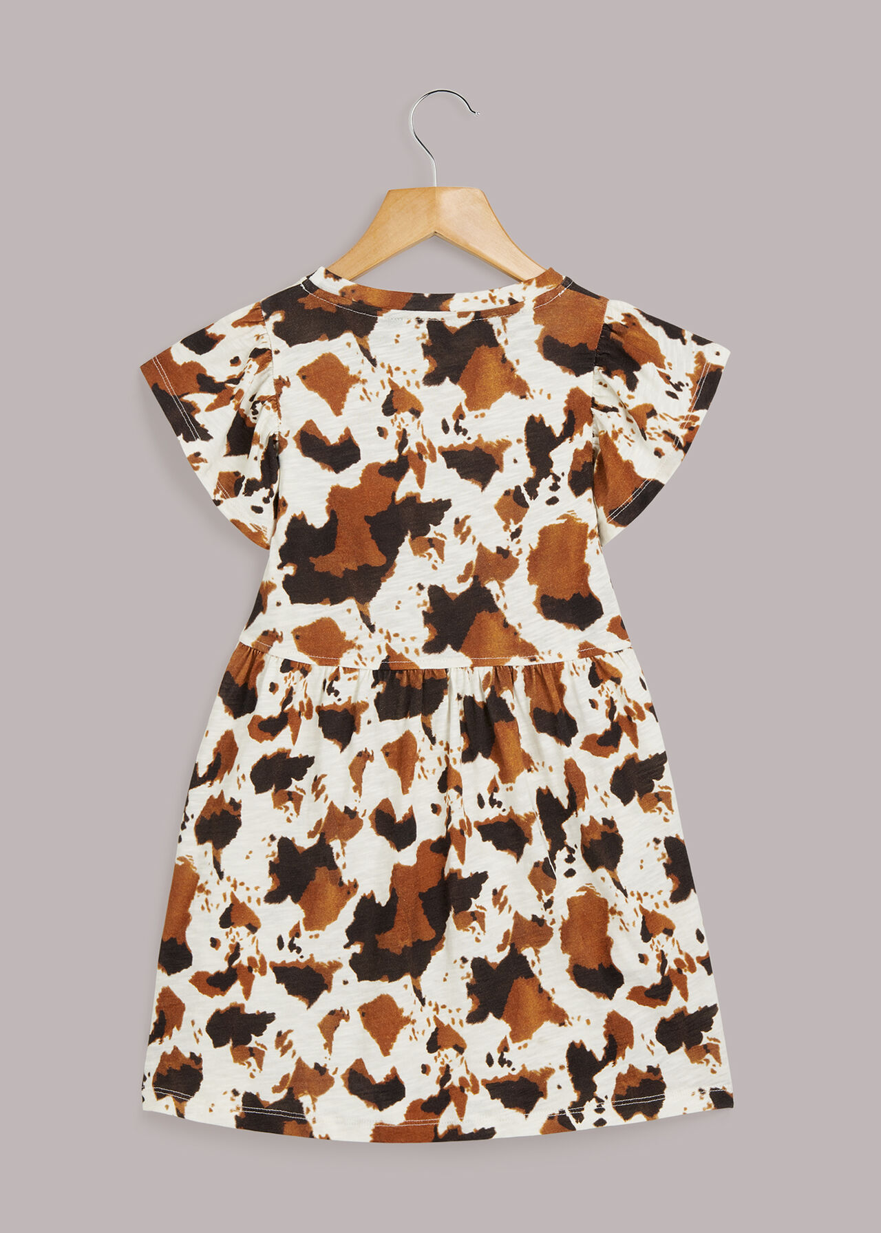 Cow Print Piper Jersey Dress