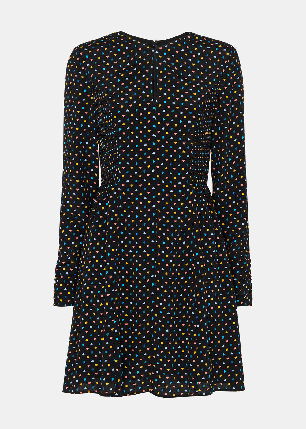 Petite Scattered Hearts Flippy Dress