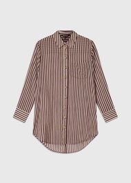 Stripe Long Sleeve Beach Shirt