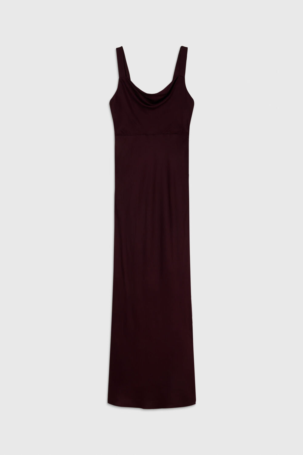 Thea Cowl Satin Maxi Dress