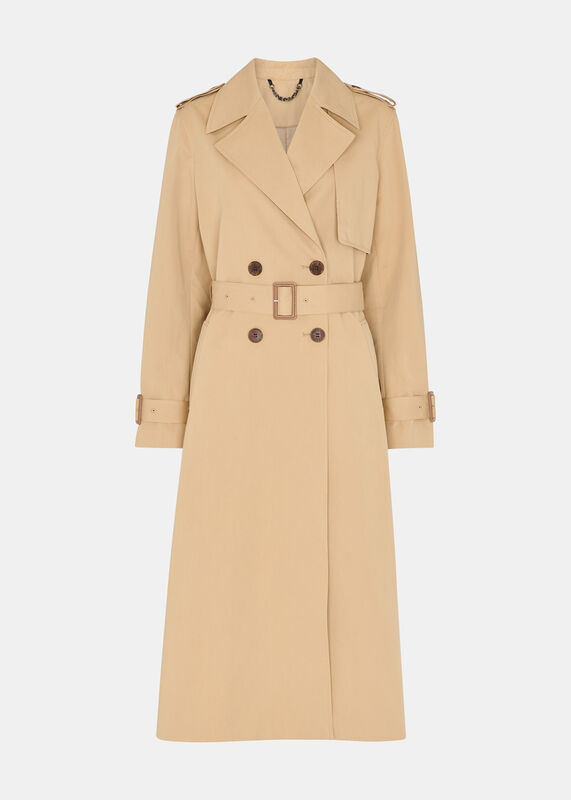 Neutral Valentina Trench Coat