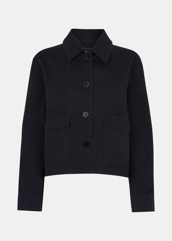 Washed Black Marie Casual Jacket